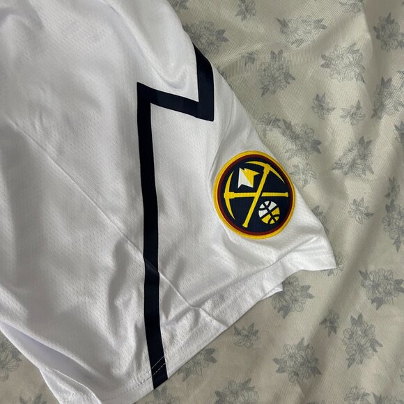 NBA Denver Nuggets Nike Association Swingman Shorts - Picture 7 of 8